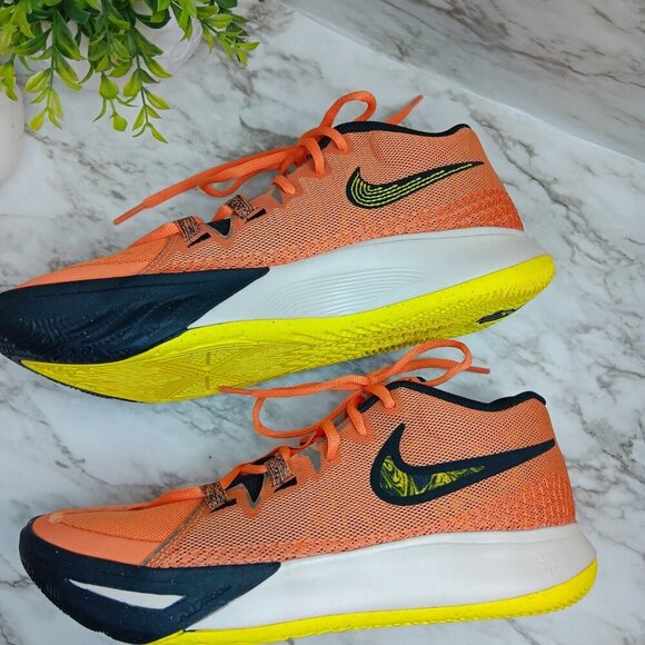NEW Nike Kyrie Flytrap VI Orange Trance Yellow Strike Men’s Shoes Size 9.5 - Picture 4 of 8
